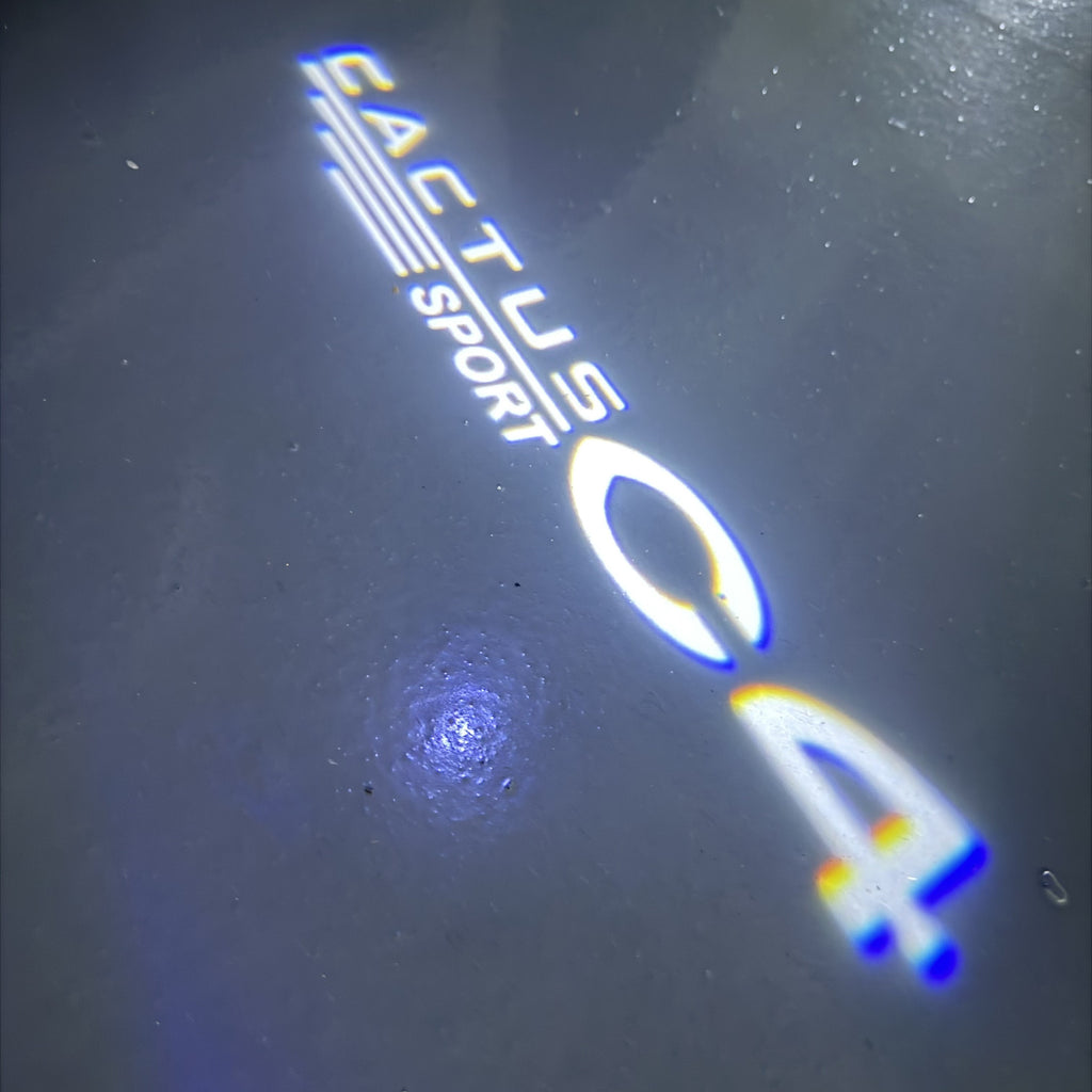 CITROËN C4 LOGO PROJECTOT LIGHTS    (quantity 1 = 2 Logo Films /2 door lights）Nr.2805S1317