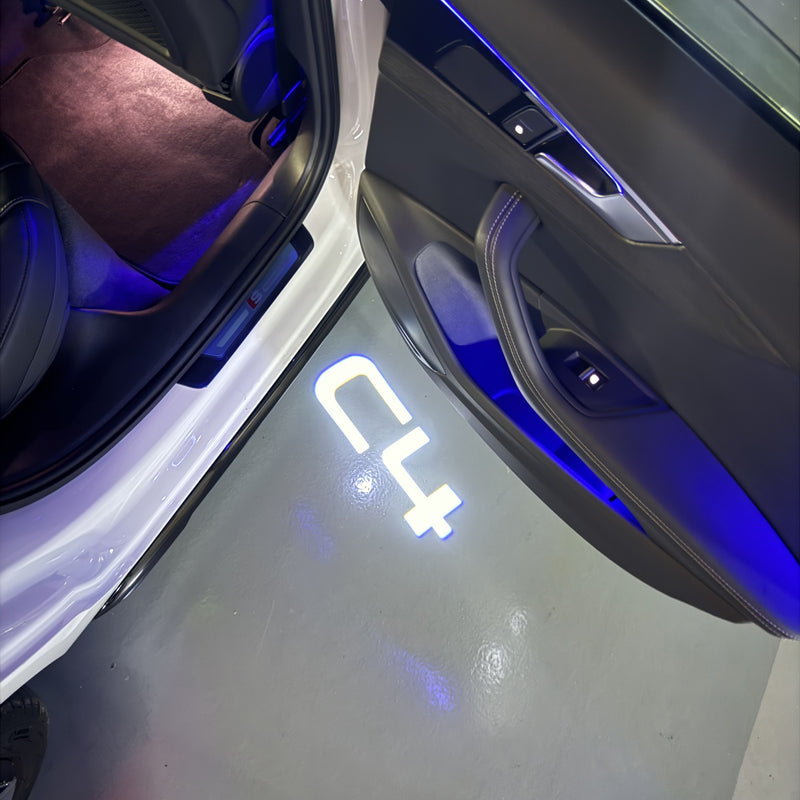 CITROËN ORIGINAL LOGO PROJECTOT LIGHTS Nr.2801 (quantità 1 = 2 pellicole logo /2 luci porta） 