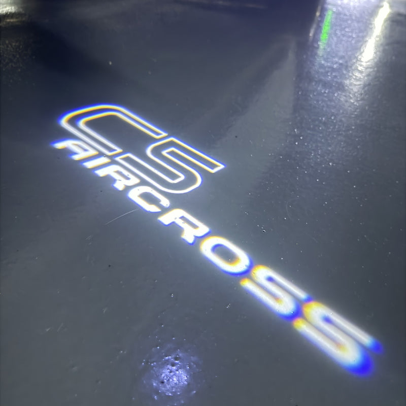 CITROËN C5 LOGO PROJECTOT LIGHTS    (quantity 1 = 2 Logo Films /2 door lights）Nr.2805So10