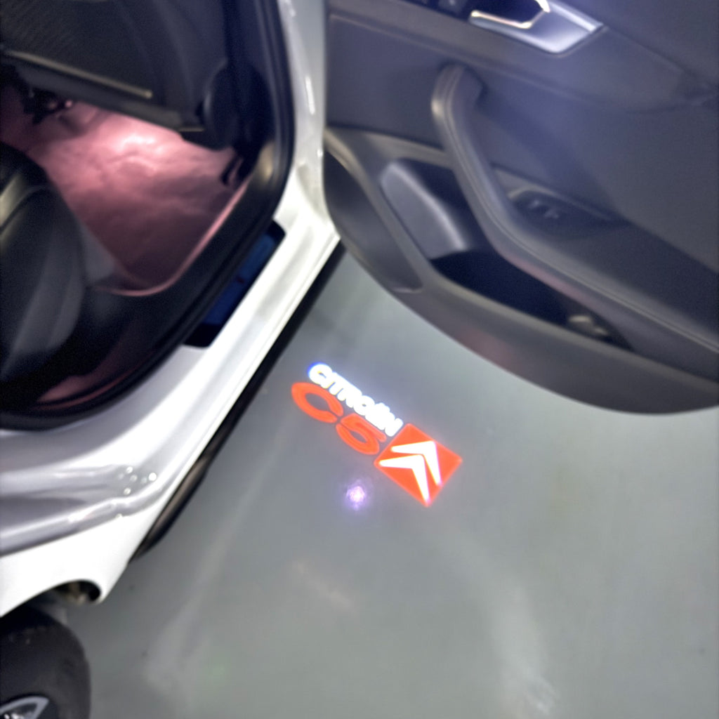 CITROËN C5 LOGO PROJECTOT LIGHTS    (quantity 1 = 2 Logo Films /2 door lights）Nr.2805So164