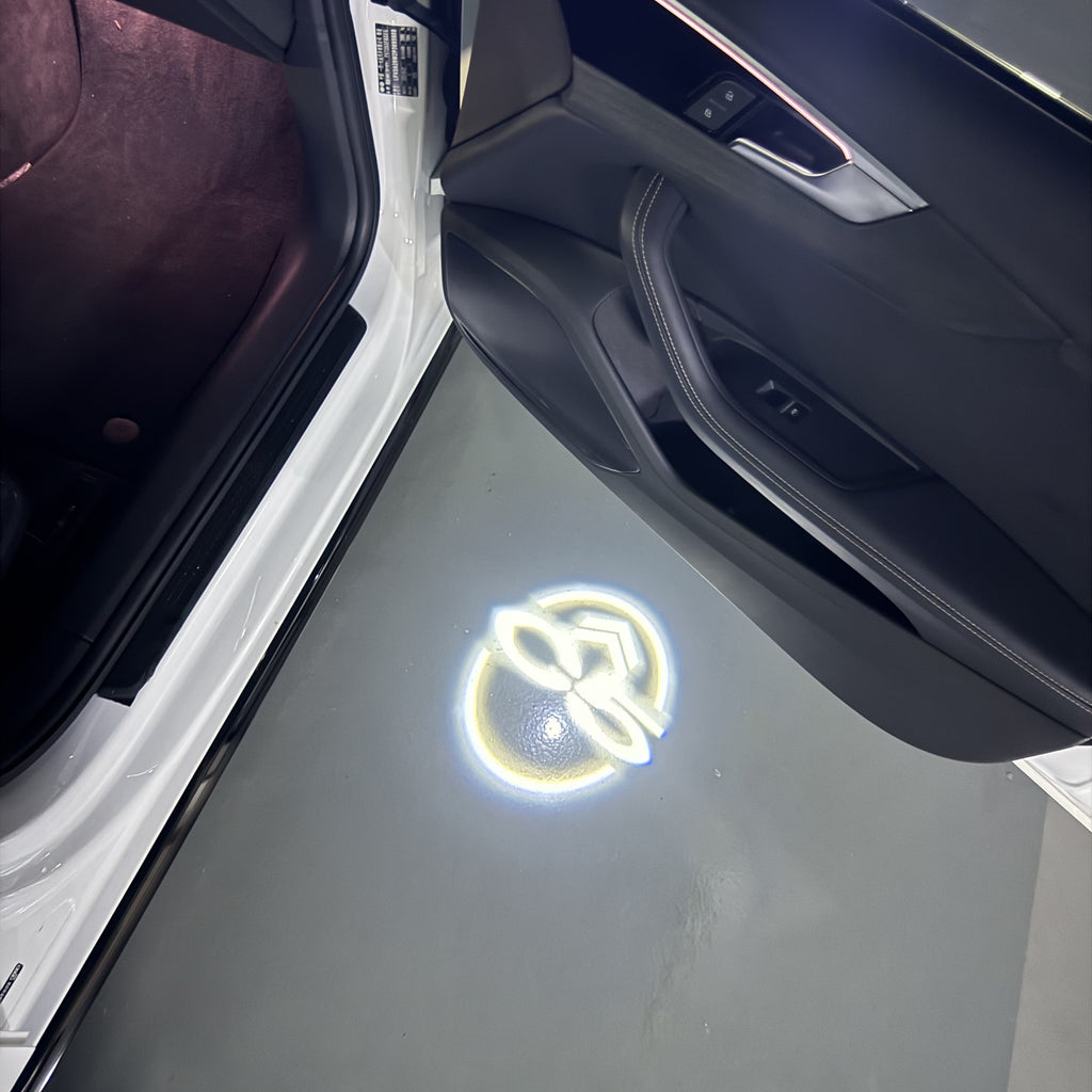 CITROËN C5 LOGO PROJECTOT LIGHTS    (quantity 1 = 2 Logo Films /2 door lights）Nr.2805So167