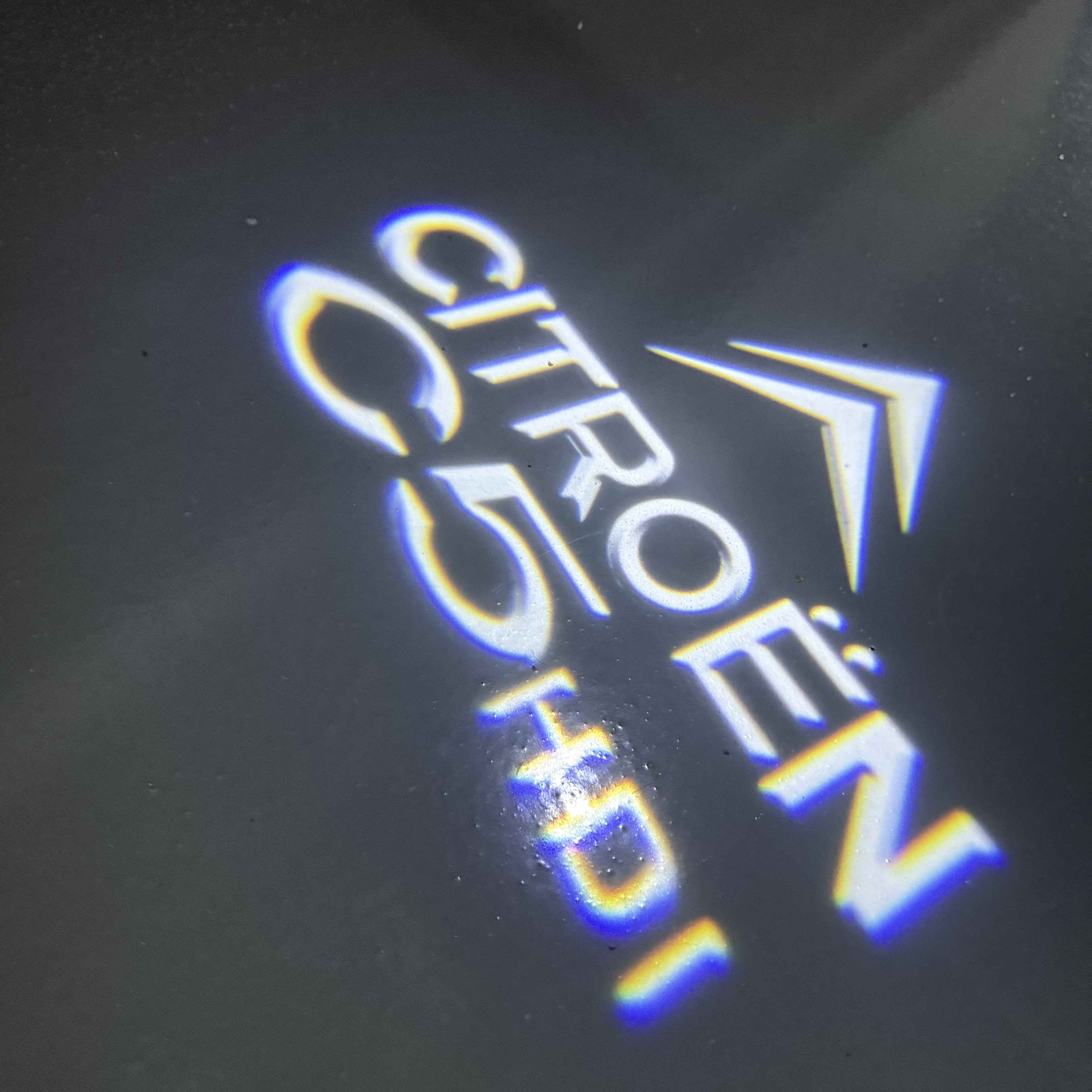 CITROËN C5 LOGO PROJECTOT LIGHTS    (quantity 1 = 2 Logo Films /2 door lights）Nr.2805So163