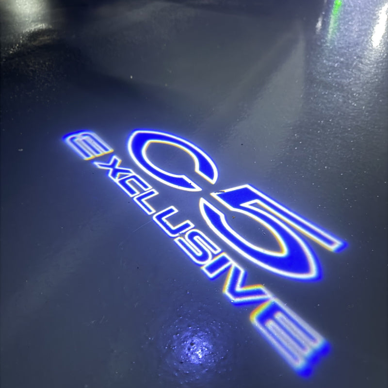 CITROËN ORIGINAL LOGO PROJECTOT LIGHTS Nr.2801 (quantità 1 = 2 pellicole logo /2 luci porta） 
