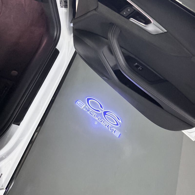 CITROËN ORIGINAL LOGO PROJECTOT LIGHTS Nr.2801 (quantità 1 = 2 pellicole logo /2 luci porta） 