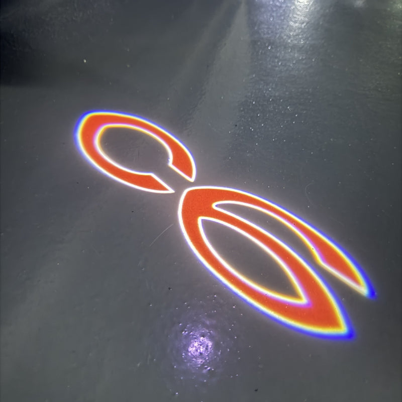 CITROËN ORIGINAL LOGO PROJECTOT LIGHTS Nr.2801 (quantità 1 = 2 pellicole logo /2 luci porta） 