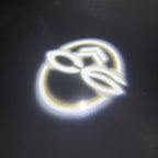 CITROËN C6 LOGO PROJECTOT LIGHTS (quantity 1 = 2 Logo Films /2 door lights）Nr.2805S13b12