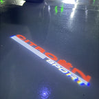 CITROËN SPORT LOGO PROJECTOT LIGHTS (quantity 1 = 2 Logo Films /2 door lights）Nr.2805S13b1f1w3