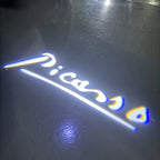 CITROËN PICASSO LOGO PROJECTOT LIGHTS (quantity 1 = 2 Logo Films /2 door lights）Nr.2805S13b1f1w6