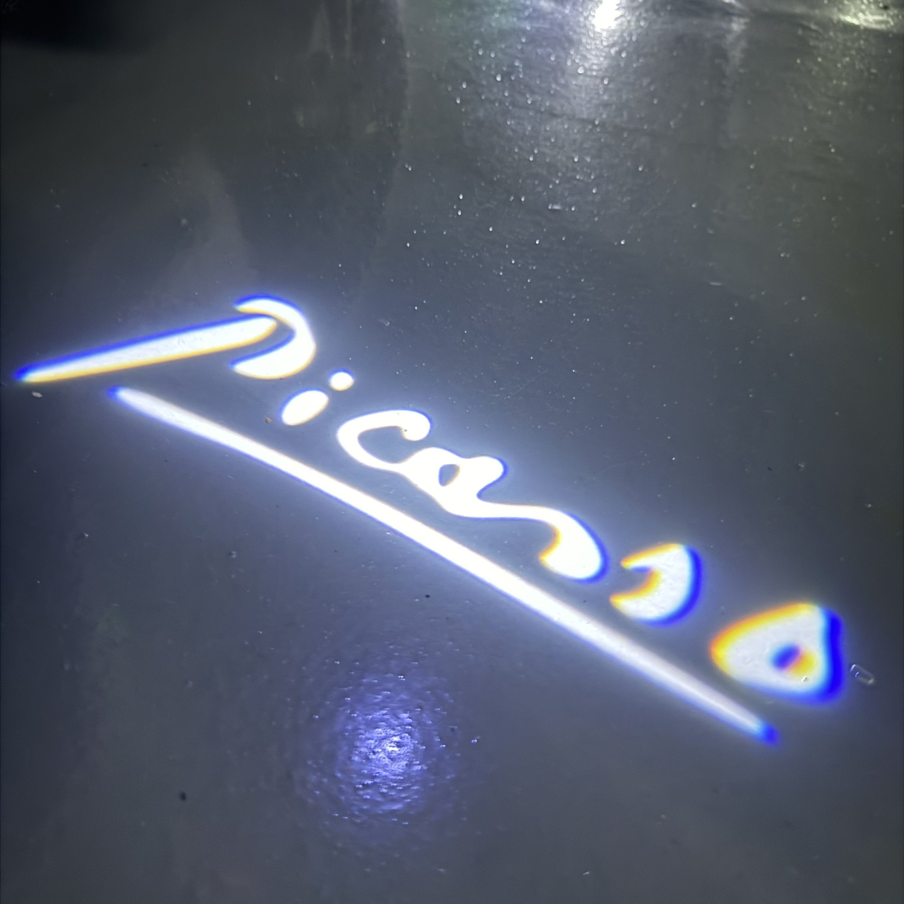 CITROËN PICASSO LOGO PROJECTOT LIGHTS (quantity 1 = 2 Logo Films /2 door lights）Nr.2805S13b1f1w6