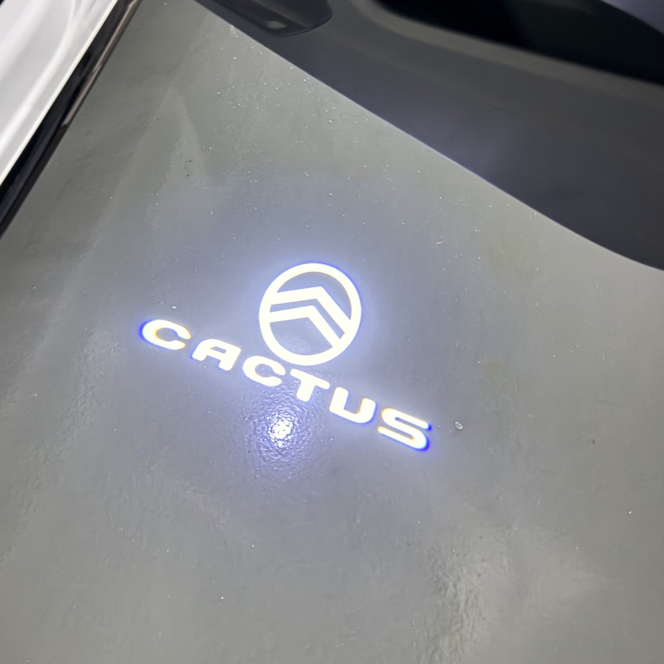 CITROËN CACTUS   LOGO PROJECTOT LIGHTS (quantity 1 = 1 sets/2 door lights) Nr.6024q0t0107