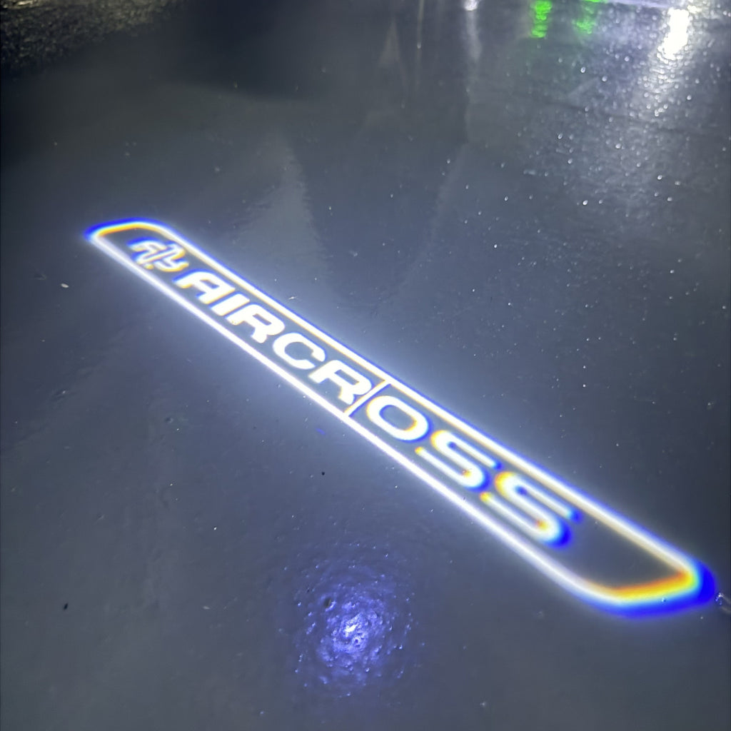 CITROËN AIRCROSS LOGO PROJECTOT LIGHTS (quantity 1 = 2 Logo Films /2 door lights）Nr.2805S13b1f11