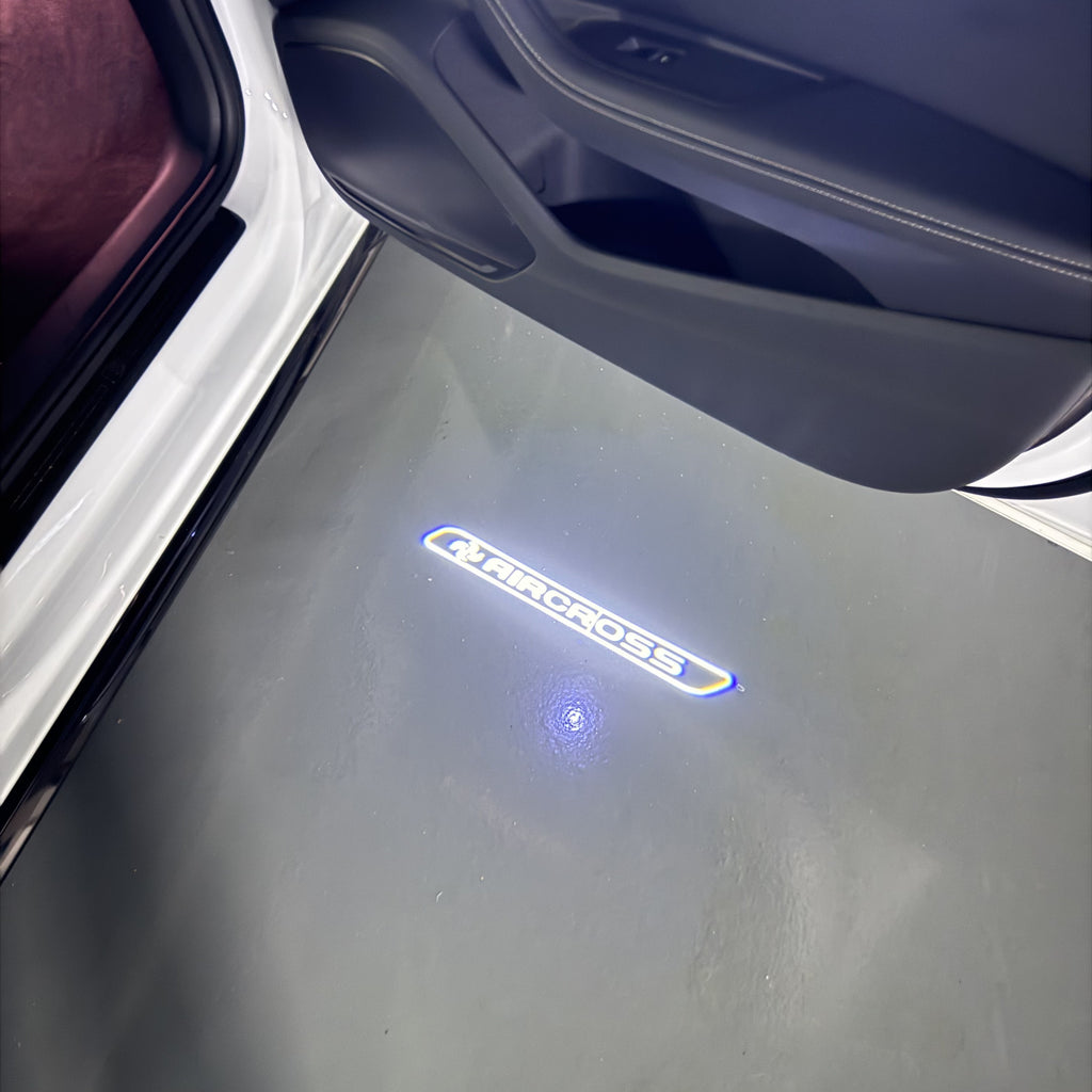 CITROËN AIRCROSS LOGO PROJECTOT LIGHTS (quantity 1 = 2 Logo Films /2 door lights）Nr.2805S13b1f11