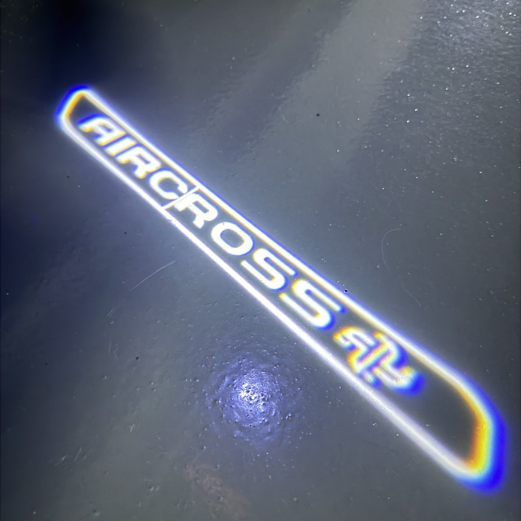 CITROËN AIRCROSS LOGO PROJECTOT LIGHTS (quantity 1 = 2 Logo Films /2 door lights）Nr.2805S13b1f11
