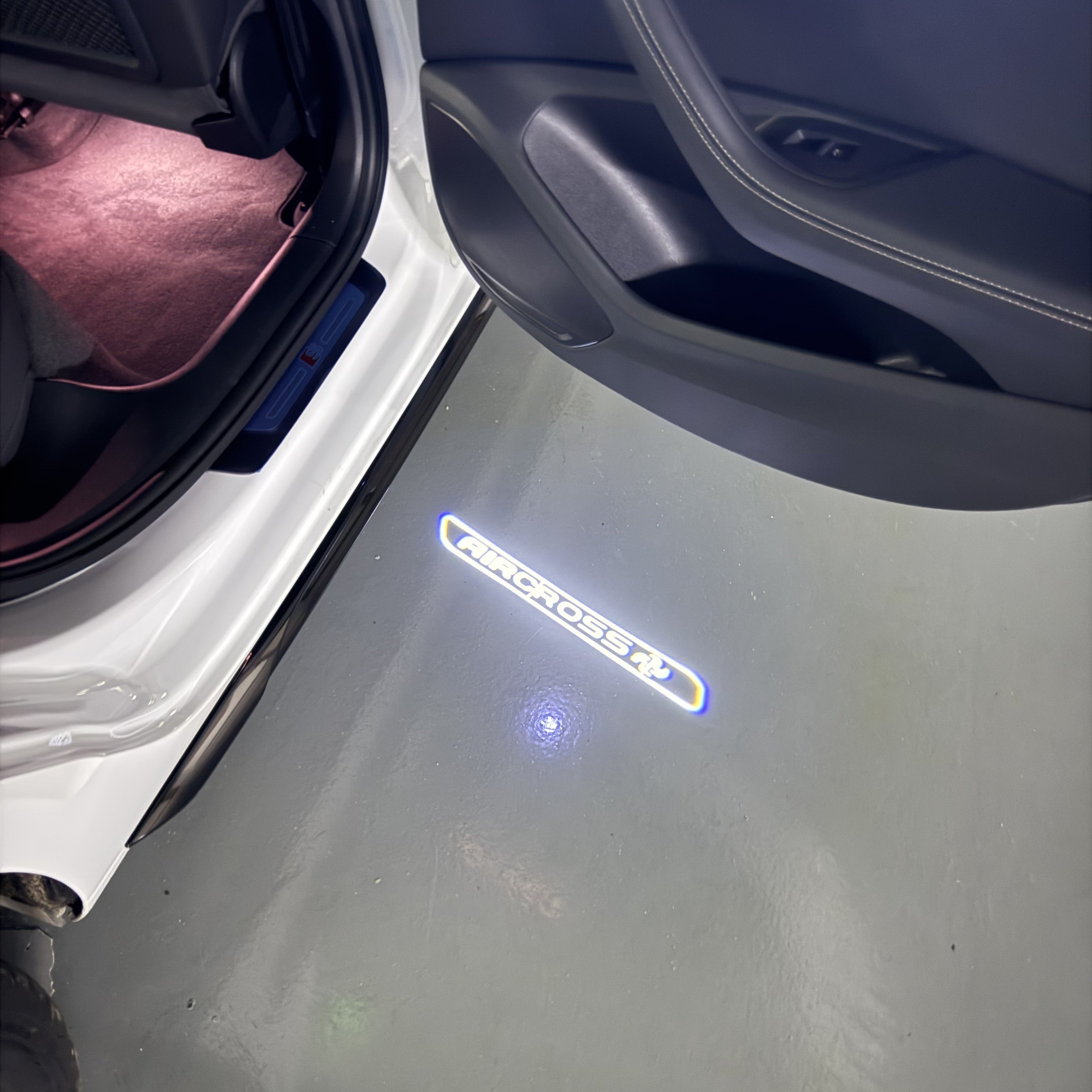 CITROËN AIRCROSS LOGO PROJECTOT LIGHTS (quantity 1 = 2 Logo Films /2 door lights）Nr.2805S13b1f11