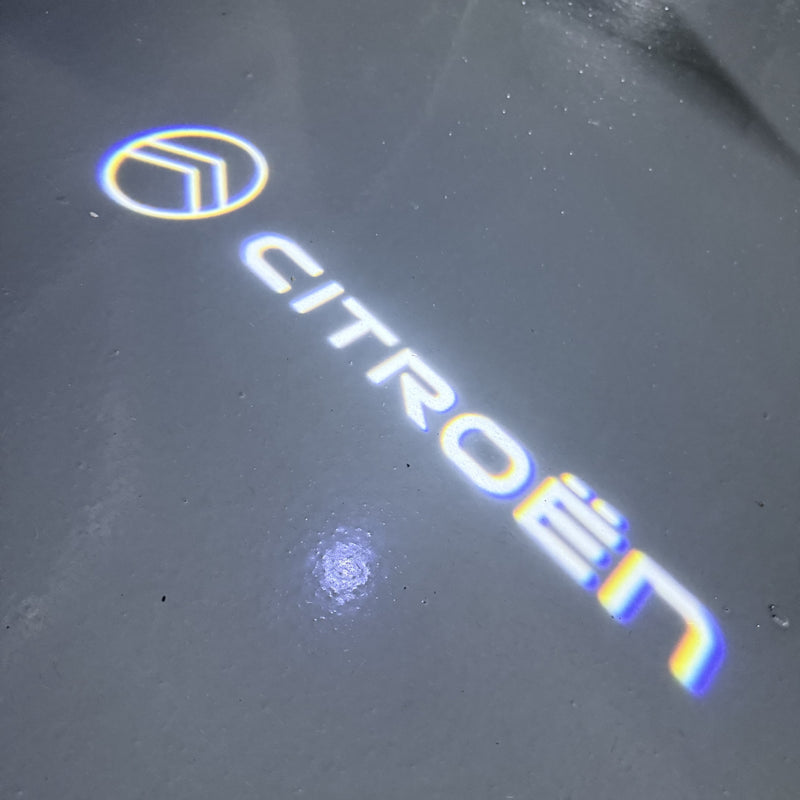 CITROËN ORIGINAL LOGO PROJECTOT LIGHTS Nr.2801 (quantità 1 = 2 pellicole logo /2 luci porta） 