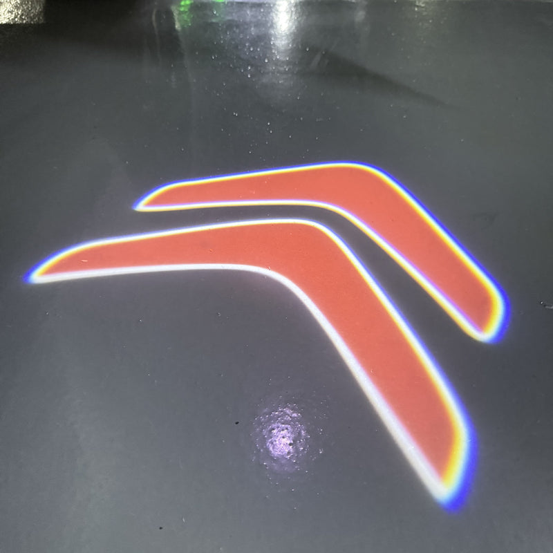 CITROËN ORIGINAL LOGO PROJECTOT LIGHTS Nr.2801 (quantità 1 = 2 pellicole logo /2 luci porta） 