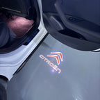 CITROËN ORIGINAL LOGO PROJECTOT LIGHTS (quantity 1 = 2 Logo Films /2 door lights）Nr.2805S13b1f10