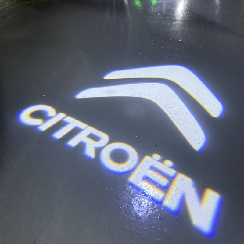 CITROËN ORIGINAL LOGO PROJECTOT LIGHTS Nr.2801 (quantità 1 = 2 pellicole logo /2 luci porta） 