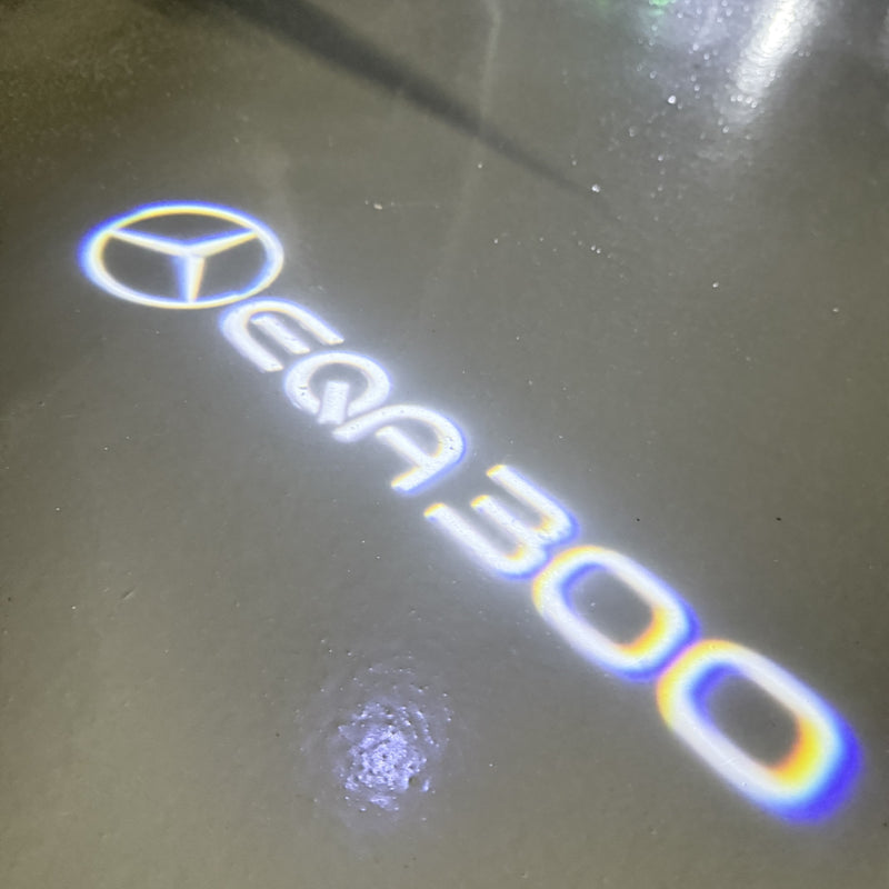 MERCEDES BENZ EQA 300 LOGO PROJECTOT LIGHTS  (quantity 1 = 1 set /2 door lights with 2 logo films)Nr.02M151