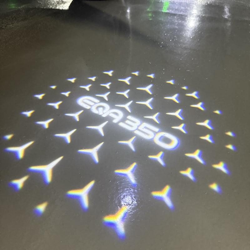 MERCEDES BENZ EQA 350 LOGO PROJECTOT LIGHTS  (quantity 1 = 1 set /2 door lights with 2 logo films)Nr.02M146