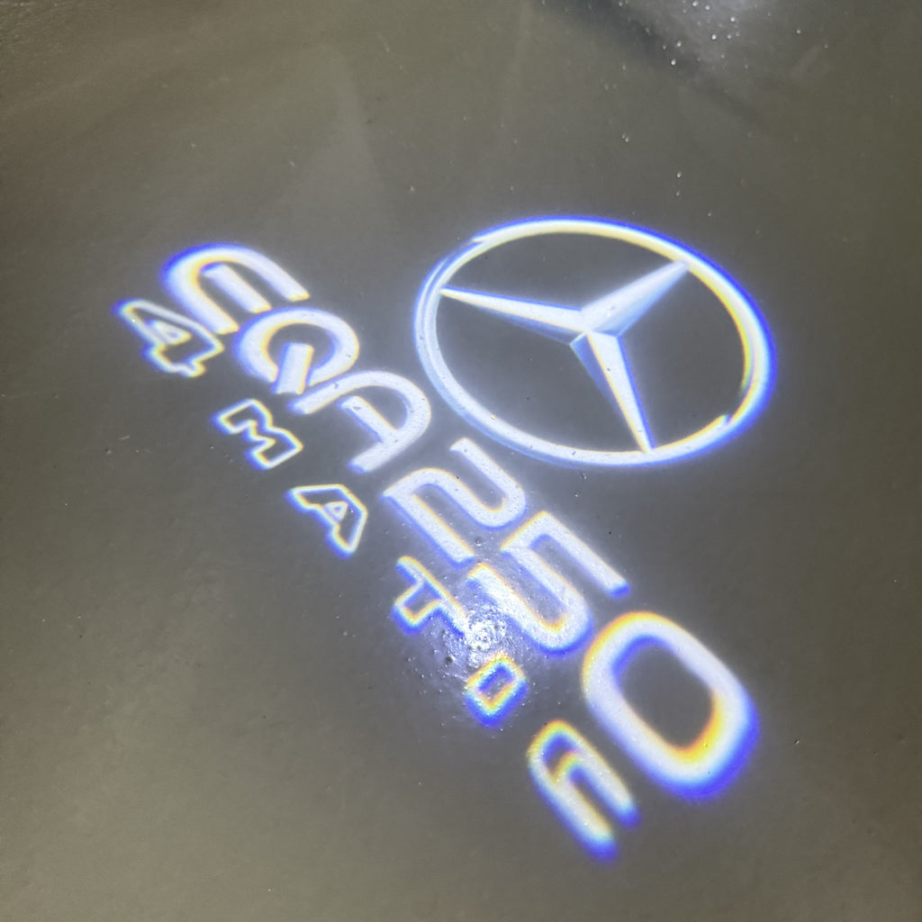 MERCEDES BENZ EQA 250 LOGO PROJECTOT LIGHTS  (quantity 1 = 1 set /2 door lights with 2 logo films)Nr.02M153