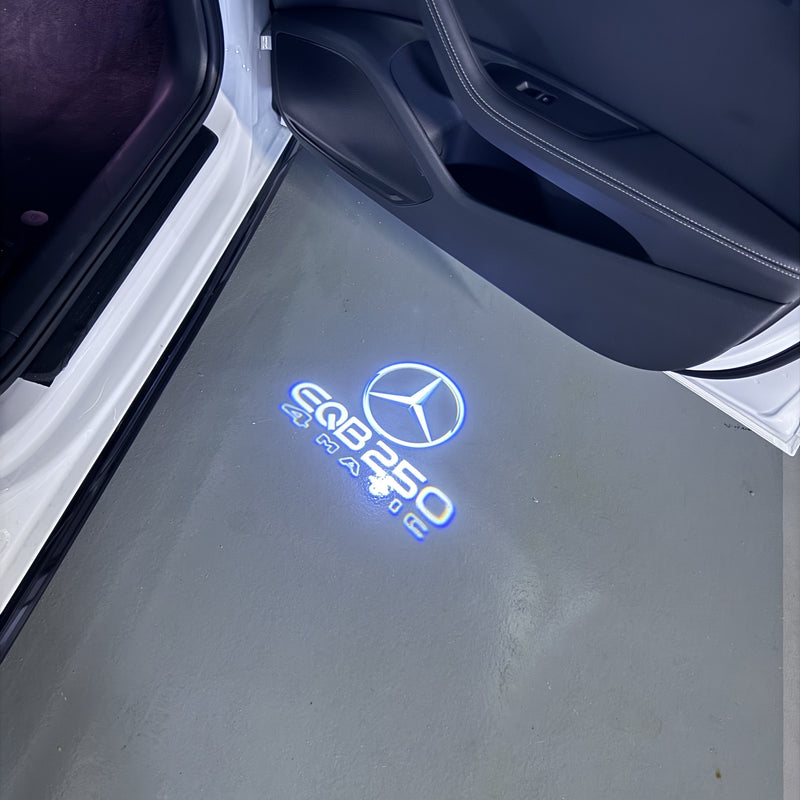 MERCEDES BENZ EQB 250 LOGO PROJECTOT LIGHTS  (quantity 1 = 1 set /2 door lights with 2 logo films)Nr.02M159
