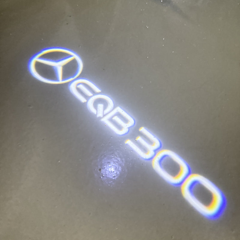 MERCEDES BENZ EQB 300 LOGO PROJECTOT LIGHTS  (quantity 1 = 1 set /2 door lights with 2 logo films)Nr.02M162