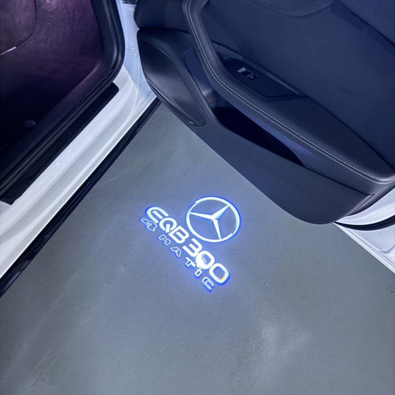 MERCEDES BENZ EQB 300 LOGO PROJECTOT LIGHTS  (quantity 1 = 1 set /2 door lights with 2 logo films)Nr.02M160
