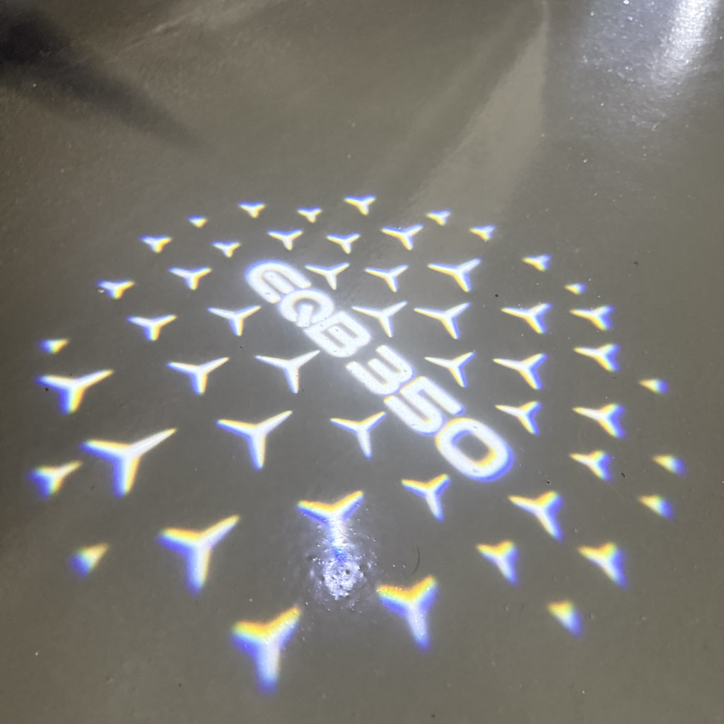 MERCEDES BENZ EQB 350 LOGO PROJECTOT LIGHTS  (quantity 1 = 1 set /2 door lights with 2 logo films)Nr.02M154