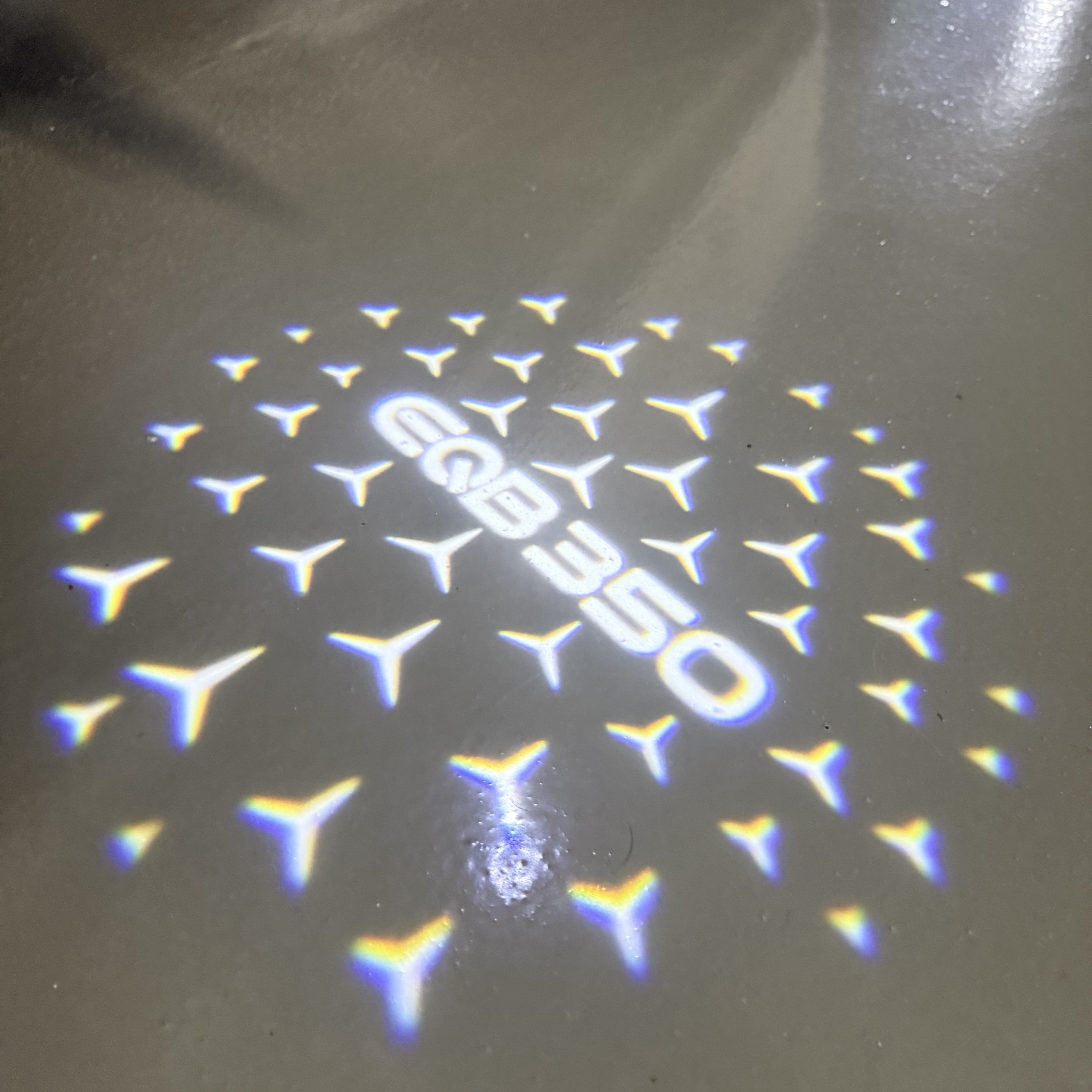 MERCEDES BENZ EQB 350 LOGO PROJECTOT LIGHTS  (quantity 1 = 1 set /2 door lights with 2 logo films)Nr.02M154