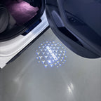 MERCEDES BENZ EQB 350 LOGO PROJECTOT LIGHTS  (quantity 1 = 1 set /2 door lights with 2 logo films)Nr.02M154