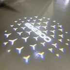MERCEDES BENZ EQE 300 LOGO PROJECTOT LIGHTS  (quantity 1 = 1 set /2 door lights with 2 logo films)Nr.02M170