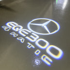 MERCEDES BENZ EQE 300 LOGO PROJECTOT LIGHTS  (quantity 1 = 1 set /2 door lights with 2 logo films)Nr.02M177