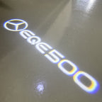 MERCEDES BENZ EQE 500 LOGO PROJECTOT LIGHTS  (quantity 1 = 1 set /2 door lights with 2 logo films)Nr.02M174
