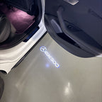 MERCEDES BENZ EQE 500 LOGO PROJECTOT LIGHTS  (quantity 1 = 1 set /2 door lights with 2 logo films)Nr.02M174