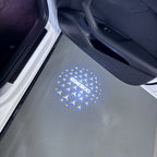 MERCEDES BENZ EQE 500 LOGO PROJECTOT LIGHTS  (quantity 1 = 1 set /2 door lights with 2 logo films)Nr.02M176