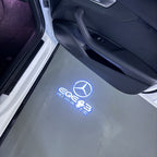 MERCEDES BENZ EQE 43 LOGO PROJECTOT LIGHTS  (quantity 1 = 1 set /2 door lights with 2 logo films)Nr.02M180