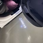 MERCEDES BENZ EQE 43 LOGO PROJECTOT LIGHTS  (quantity 1 = 1 set /2 door lights with 2 logo films)Nr.02M179