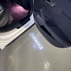 MERCEDES BENZ EQE 53 LOGO PROJECTOT LIGHTS  (quantity 1 = 1 set /2 door lights with 2 logo films)Nr.02M173