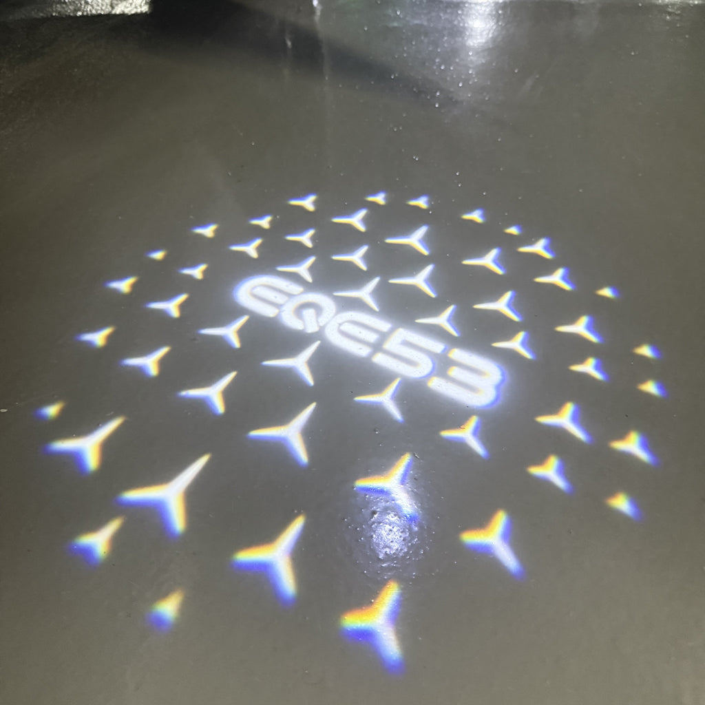 MERCEDES BENZ EQE 53 LOGO PROJECTOT LIGHTS  (quantity 1 = 1 set /2 door lights with 2 logo films)Nr.02M167