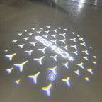 MERCEDES BENZ EQS 450+ LOGO PROJECTOT LIGHTS  (quantity 1 = 1 set /2 door lights with 2 logo films)Nr.02M183