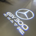 MERCEDES BENZ EQV 300  LOGO PROJECTOT LIGHTS  (quantity 1 = 1 set /2 door lights with 2 logo films)Nr.02M147