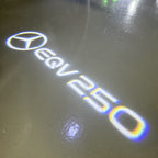 MERCEDES BENZ EQV 250  LOGO PROJECTOT LIGHTS  (quantity 1 = 1 set /2 door lights with 2 logo films)Nr.02M146