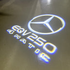 MERCEDES BENZ EQV 250  LOGO PROJECTOT LIGHTS  (quantity 1 = 1 set /2 door lights with 2 logo films)Nr.02M145