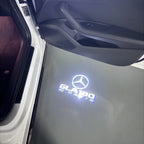 MERCEDES BENZ GLA 180 LOGO PROJECTOT LIGHTS  (quantity 1 = 1 set /2 door lights with 2 logo films)Nr.02M405