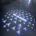 MERCEDES BENZ GLA 220 LOGO PROJECTOT LIGHTS  (quantity 1 = 1 set /2 door lights with 2 logo films)Nr.02M409