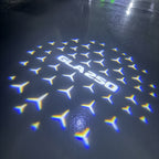 MERCEDES BENZ GLA 250 LOGO PROJECTOT LIGHTS  (quantity 1 = 1 set /2 door lights with 2 logo films)Nr.02M412