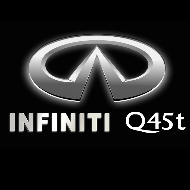 INFINITI Q45 t LOGO PROJECROTR LIGHTS Nr.80 (Menge 1 = 1 Satz/2 Türleuchten)