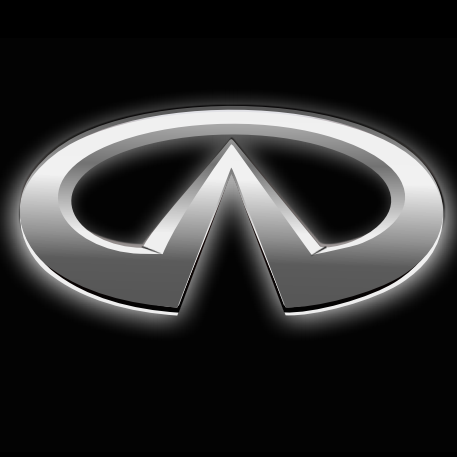 INFINITI Original LOGO PROJECROTR LIGHTS Nr.07 (quantità 1 = 1 set/2 luci porta)