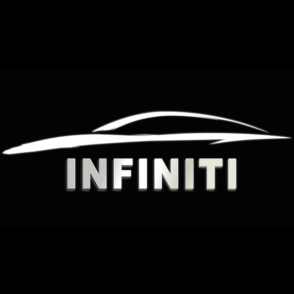 INFINITI Original LOGO PROJECROTR LIGHTS Nr.19 (quantità 1 = 1 set/2 luci porta)